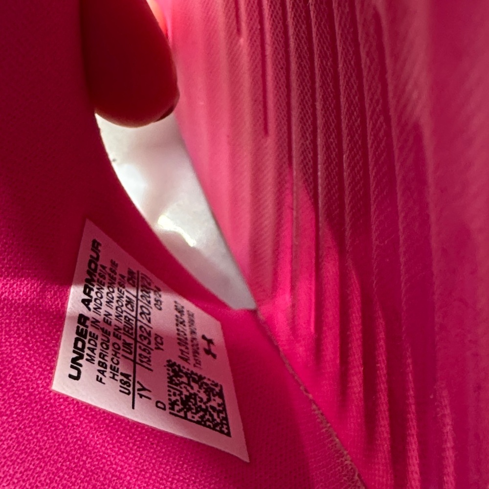 Under Armour Fuchsia Slide Sandals - Picture 2 of 3